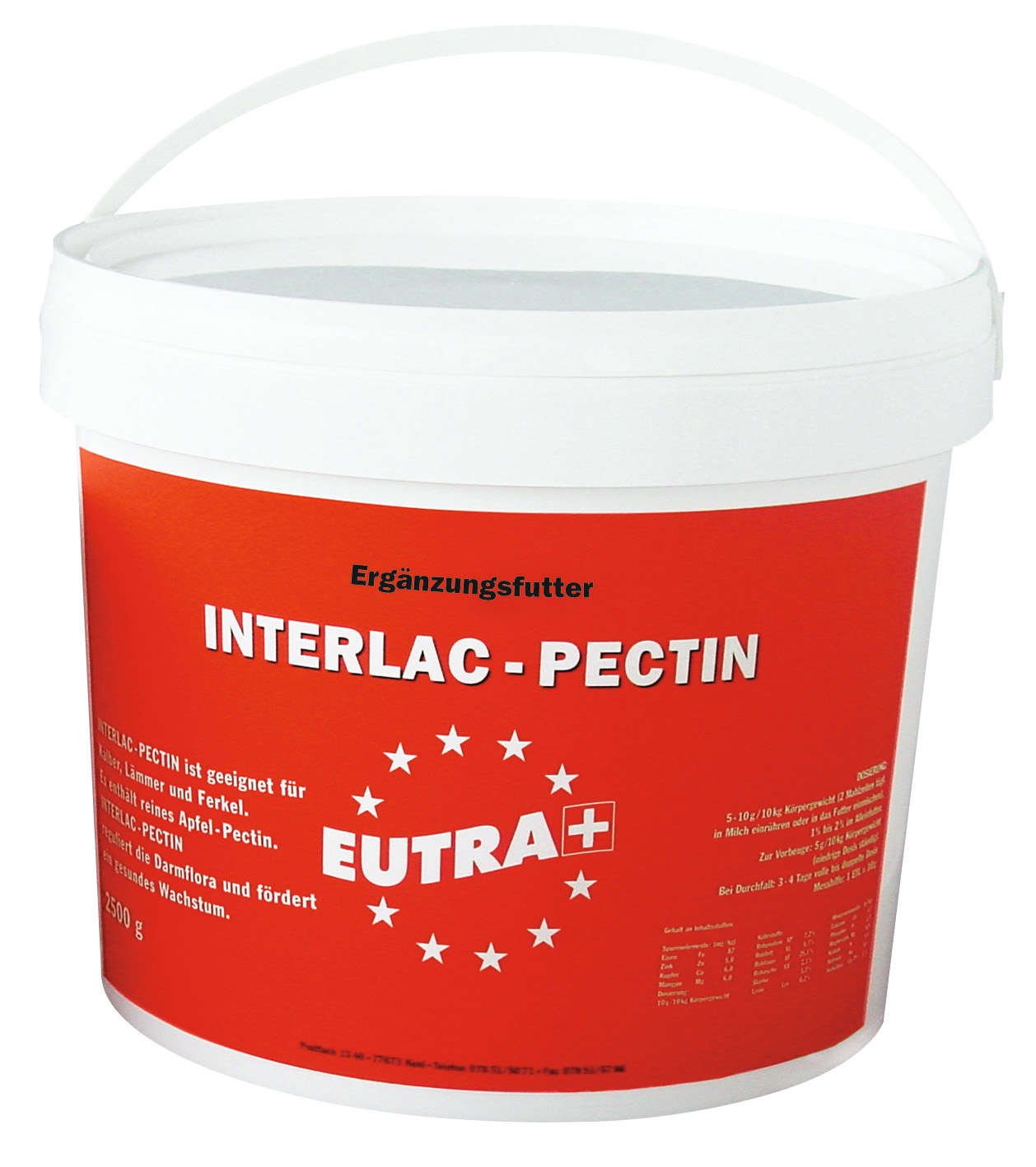 EUTRA Durchfallstopper INTERLAC-PECTIN 2,5-kg-Eimer