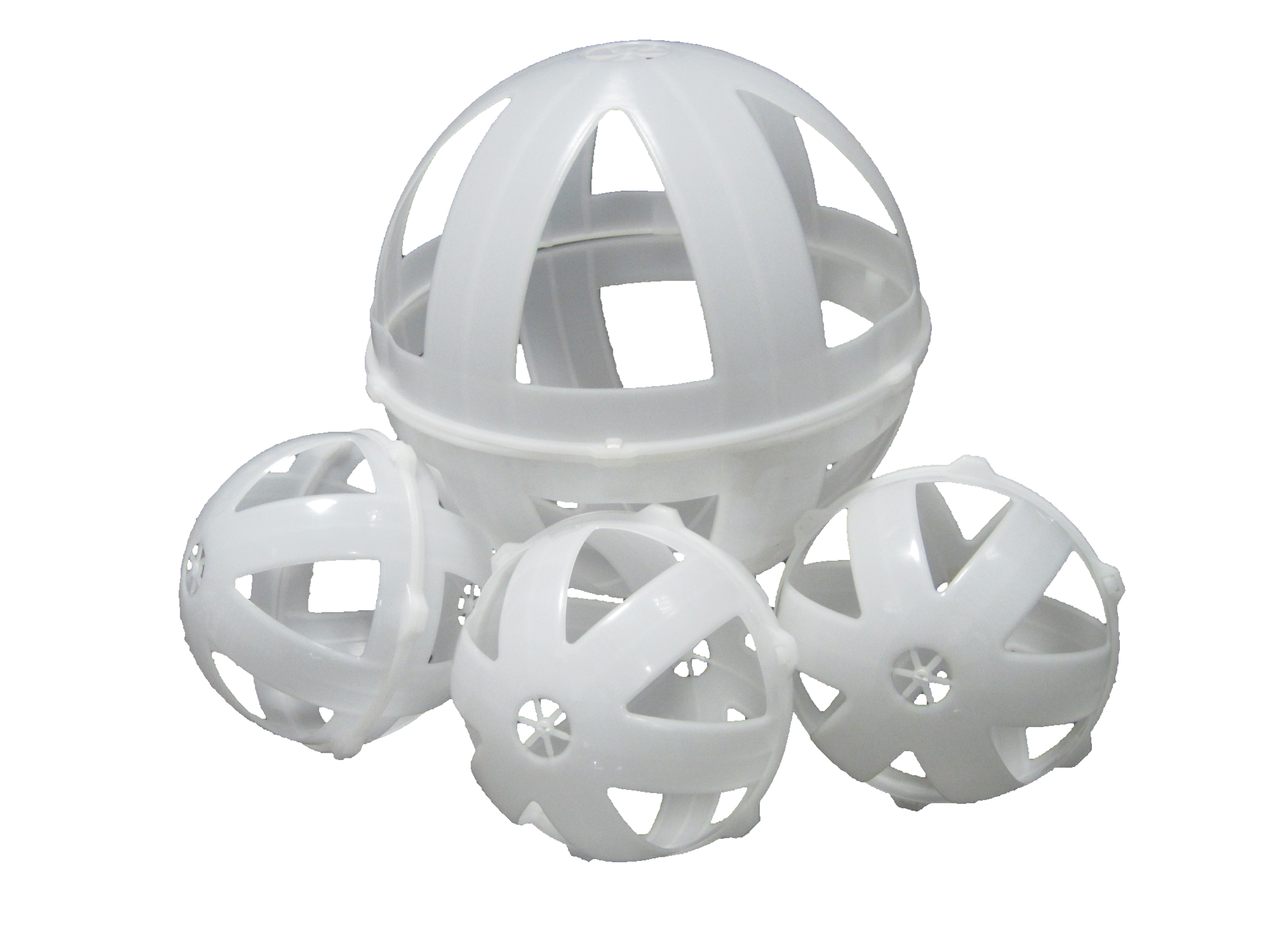 DURAplas Ball-Baffle-System mit Bällen ø 330 mm und ø 210 mm