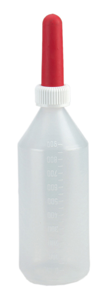 Kälber-Milchflasche rund 1 Liter