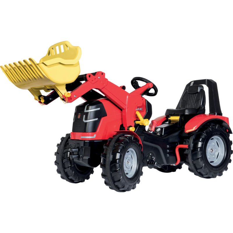 Trettraktor Rolly Toys X-Trac Premium mit Frontlader, 2-Gang-Schaltung und Bremse ausgestattet