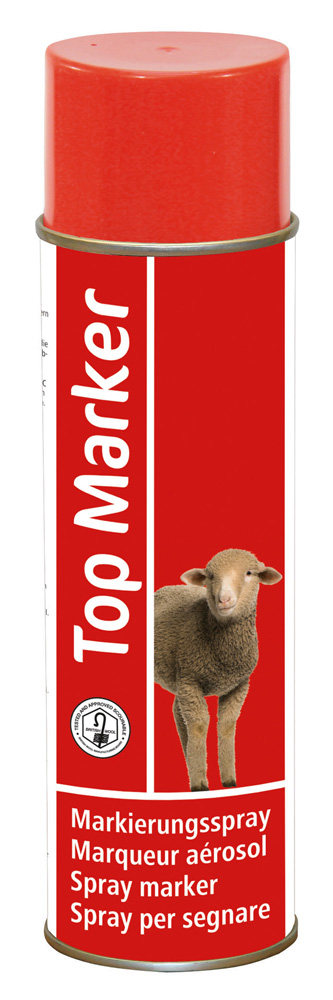 Schafmarkierungsspray TopMarker in rot, Inhalt: 500ml