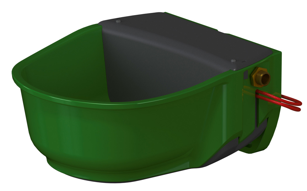 Heizbares Schwimmer-Tränkebecken SH30 aus Kunststoff mit integriertem Heizkabel