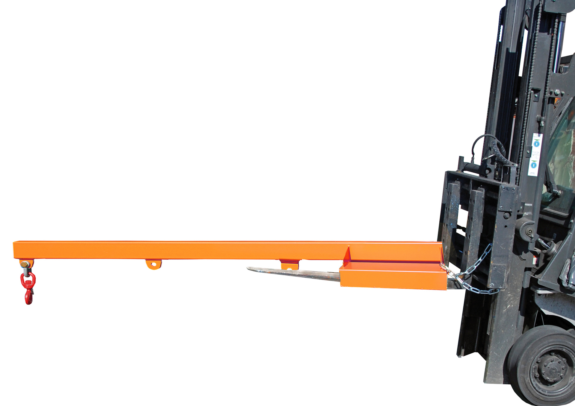 BAUER Gabelstapler-Anbaugerät Lastarm Typ LA 2400-1,0 – lackiert RAL 2000