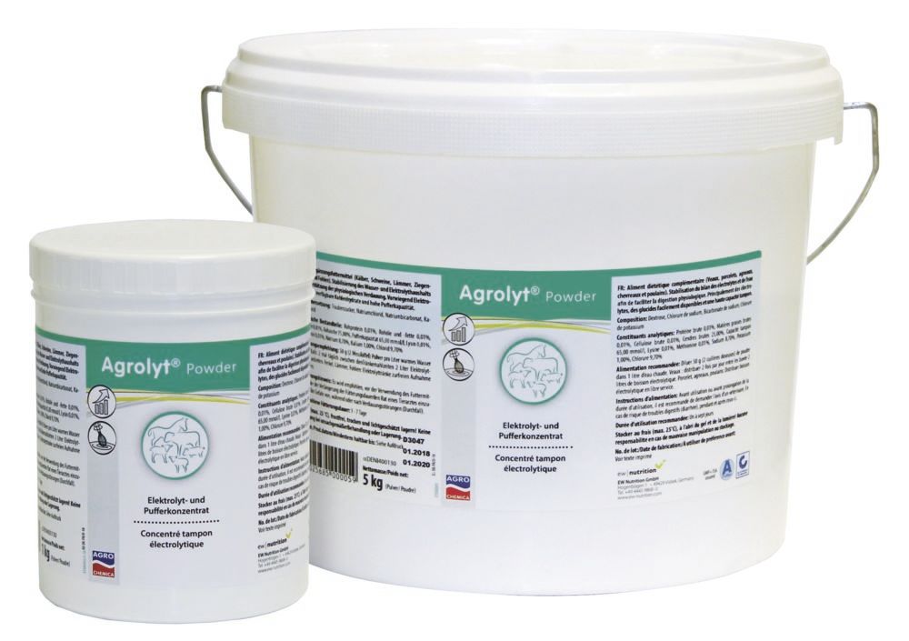Agrolyt Powder Ergänzungsfuttermittel – 1 kg und 5 kg